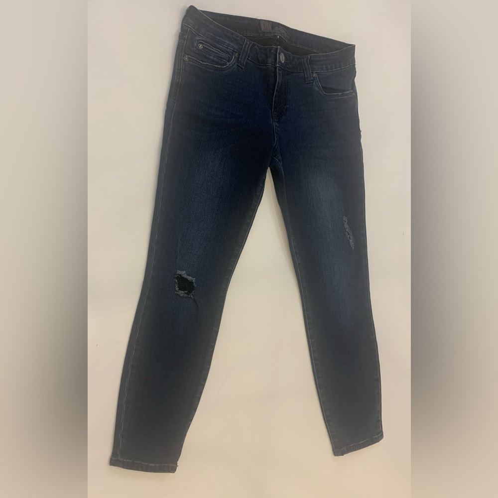 Kut from the Kloth dark wash denim jeans, women’s size 8, skinny (bin G)